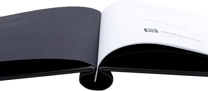 Faux Leather Springback Thesis Binder - Blue, 2" Spine, by Bindertek