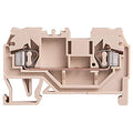 SDU2.5-B, DIN Rail Terminal Block, Spring clamp, Single Level, Feed Through, L53xH35.5xW5mm, 600V 18A, 12-28 AWG, Blue, 50pcs Bundle