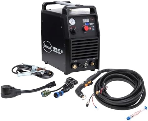 Eastwood Versa-Cut CNC Cut 40A Plasma Cutter Machine with Cutting Hand Torch | Professional and Industrial Grade Metal Precision Cutting and Sheet Fabrication Tools | Dual Voltage 120V / 240V
