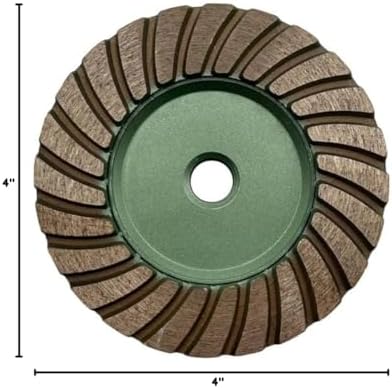 4" Sintered Grinding Wheels for Stone, Medium #50/60 Grit