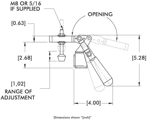 DE-STA-CO 317-S Hold-Down Clamp