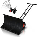 Outvita Snow Shovel with Wheels, 36" Wide 18" Long, Black