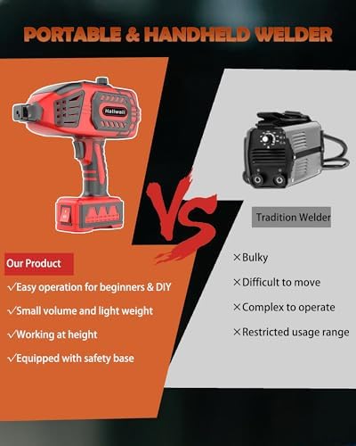 Portable Hand held Welding Machine for Metal, 20-120A 110V Electric Welding Machine with IGBT Inverter 5 Variable Current Adjustment, ARC Welder Gun, With 30 Pcs 3/32" Wire Rods