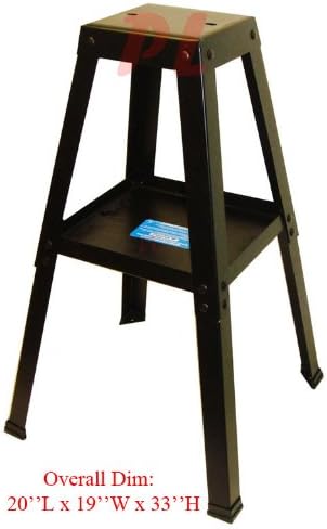 Universal 4 Legs Bench Grinder Buffer Vise Stand w/ Tool Tray Grinder Stand