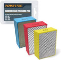 POWERTEC 72306 Diamond Hand Polishing Pads 3Pack, 60, 100 & 200 Grits, Diamond Sanding Block for Polishing and Grinding Porcelain, Ceramic Tile, Glass, Granite, Stone, Wood & Metal