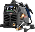 GZ GUOZHI Aluminum Stick Welder 210Amp Large LED Display Digital Inverter IGBT Welding Machine,110V/220V Dual Voltage Hot Start Portable MMA ARC Welder Machine