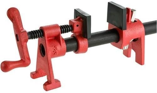 Bessey BPC-H34 3/4-Inch H Style Pipe Clamp, red (Pack of 4)