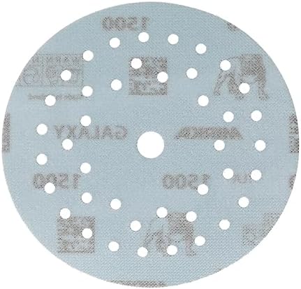Mirka Galaxy Multifit Sandpaper 5 Inch Grit 1500 50 Discs