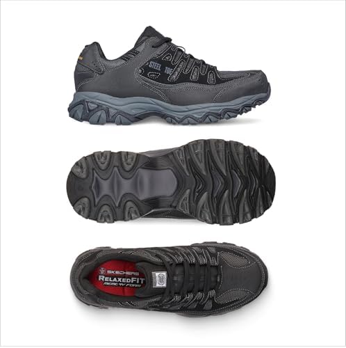 Skechers Men's Cankton Steel Toe Lace Up