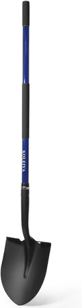 KOLEIYA Shovel,Shovels for Digging Heavy Duty with Fiberglass Handle,Spade Shovel for Gardening Trenching Planting Transferring,57 inches,Blue