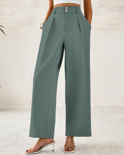 BTFBM Wide Leg Dress Pants Women Business Casual Outfits