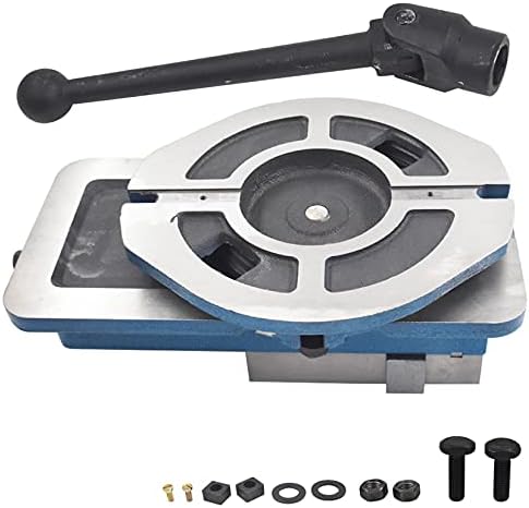 findmall 6 Inch Heavy Duty Milling Vise with 360 Degrees Swiveling Base and High Accuracy Clamping