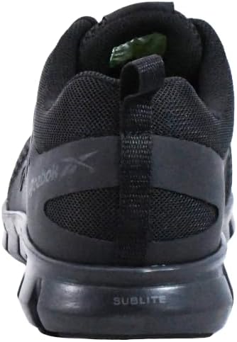 Reebok Men's Rb4041 Sublite Cushion Safety Toe Athletic Work Shoe Black