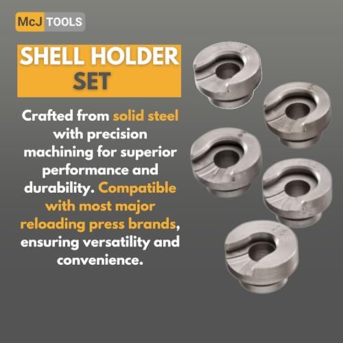 McJ Tools Reloading Cartridge Shell-Holders