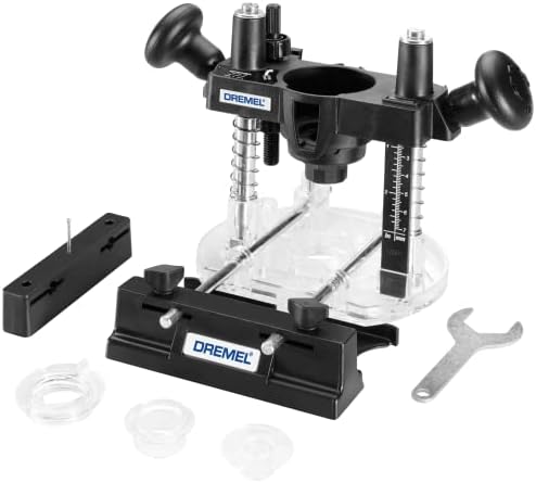 Dremel 231 Portable Rotary Tool Shaper and Router Table with Rotary Tool Plunge Router Attachment