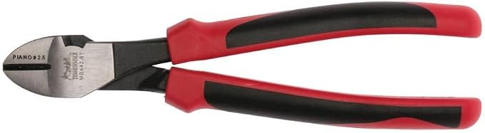 Teng Tools 8 Inch Heavy Duty Precision Side Cutting Pliers With TPR Grip Handles - MB442-8T