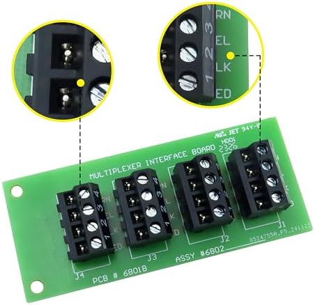 6584 Multiplex Printed Circuit Board Replacement Kit for Zodiac 6584 and Zodiac Jandy AquaLink RS Pool and Spa Control System - Includes Board, Bracket & Hardware