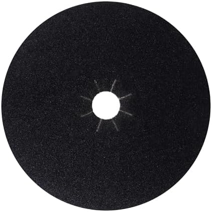Mercer Industries 427060 Silicon Carbide Floor Sanding Disc, Cloth Back, 17" x 2" Hole, Grit 60X, 20-Pack