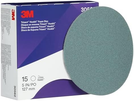 Trizact 3M Trizact Hookit Foam Disc, 30562, 5 in, 5000