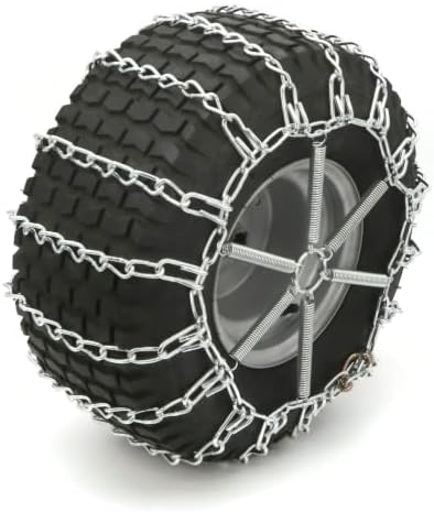 The ROP Shop Pair of 2 Link Tire Chains & Tensioners 23x10x12