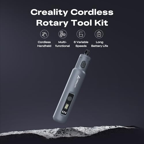 Creality Cordless Rotary Tool Kit, Multi-Functional 6 Variable