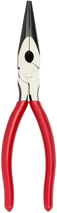 New 48-22-6501 for Milwaukee 8-in.Forged Long Needle Nose Pliers Red