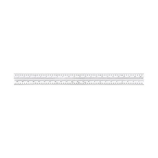 Starrett Blade Only for Combination Squares, Sets or Bevel Protractors - Ideal for Woodworking and Metalworking - 600mm Length, Satin Chrome Finish, 36 Graduation - CB600-36