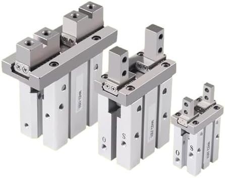 1PCS MHZ2 Pneumatic Finger Cylinder Parallel Gripper MHZ2-10/16/25/32/40D1/D2/D3 Side Thread Aluminium Clamps(MHZ2-32D2)