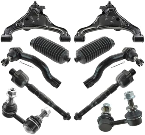 TRQ Front Steering & Suspension Kit Control Arm with Ball Joint Steering