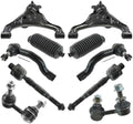 TRQ Front Steering & Suspension Kit Control Arm with Ball Joint Steering