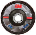 3M Flap Disc 769F, Type 29, 40+, 5 in x 7/8 in, High Performance Abrasive, Ceramic Precision-Shaped Grain Grinding and Finishing Disc, Carbon Steel, Stainless Steel