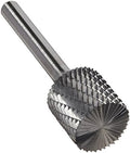 Drill America SA-16 Carbide Burr/Rotary File Cylindrical Double Cut for Die Grinder 3/4" Dia. x 3/4" Cut Length with 1/4" Shank and 2-1/2" Overall Length, DUL Series