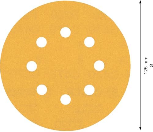 Bosch Professional 50x Expert C470 Sandpaper (Ø 125 mm, Grit 220, Accessories Orbital Sander)