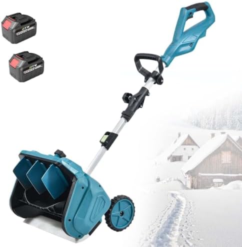 Upgrade Electric Snow Removal Machine, Hand Push Snow Sweeper