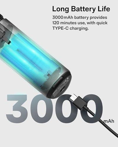 HOTO 12V Cordless Rotary Tool Kit, 35000 RPM Powerful Brushless Motor, Variable Speed, 3000mAh & LED Light, 37 Premium Accessories for 3D Printing Sanding, Polishing, Carving, Drilling& DIY Crafts