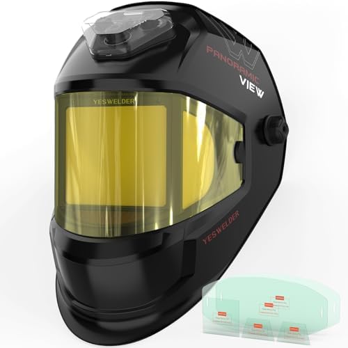 YESWELDER 180 Panoramic Welding Helmet with 6 Arc Sensors