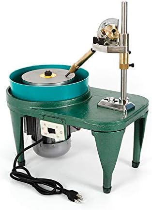 Gem Faceting Machine TBVECHI 110V Jewelry Rock Bench Polishing grinding machine Bench Lathe Polisher Tools