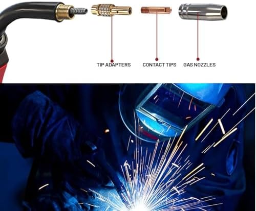 20PK .023" Contact tip 11-23 Replace KP2039-1 S1926-1 KH710 Compatible with Lincoln Magnum 100L & Forney & Chicago Electric & Clarke & Tweco Mini #1 mig gun part