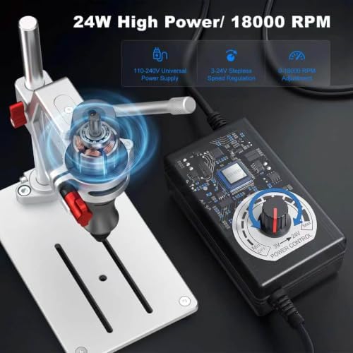 Mini Rotary Tool & Mini Drill Press - Mini Rotary Tool Workstation Stand