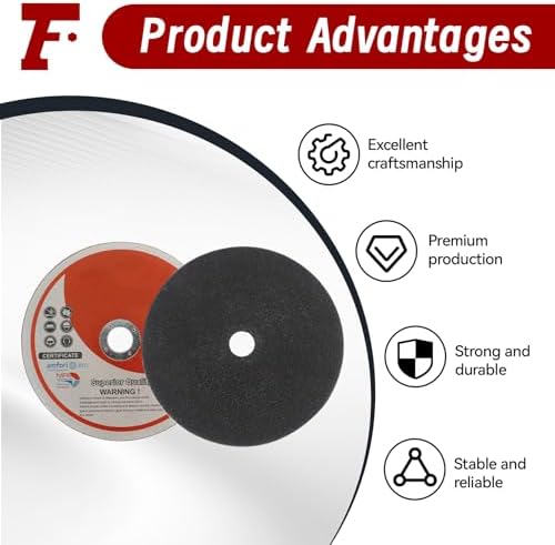 50 Pack 7"x1/16"x7/8" Cut-Off Wheel - Metal & Stainless Steel Cutting Discs