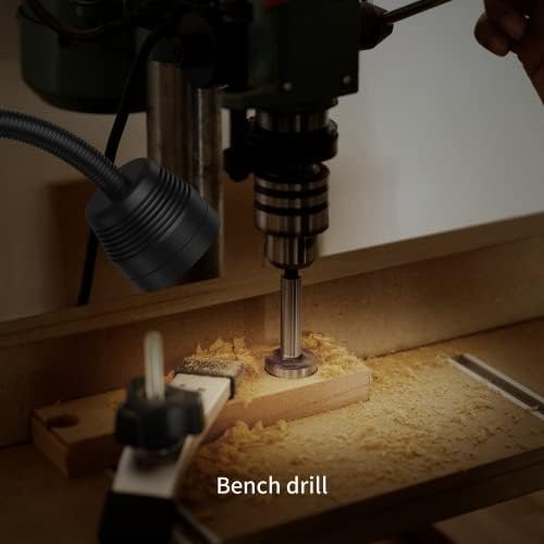 Magnetic Light, 14W Magnetic Lathe Lights, IP66 Waterproof Led Machine Lights 1400 Lumens for Lathe Lighting Milling Machine, Drill Press Lighting