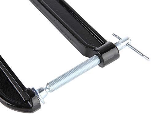 Heavy Duty G Type C Clamp for Woodworking, Carpentry Clamping Device with Forged Steel Frame and Ergonomic Handle, High Torque Spiral Threaded Rod for Secure Fastening (Clamping thickness 60*depth