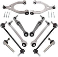 TRQ Front Steering & Suspension Kit Control Arm with Ball Joint Sway Bar