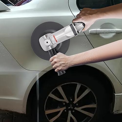 7 In Pneumatic Angle Sander, Polishing Machine Air Angle Floor Stones Grinder, 4500RPM Heavy Duty Air Sander for Floors Stones Cars Ships Motorcycles