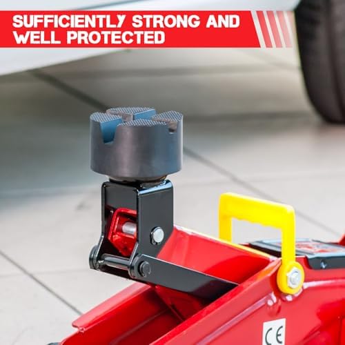 Labor Saving Arm Jack Pad Adapter, Floor Jack Pad Universal Jack Stand Rubber Pinch Protector Car Adapter Anti Slip Floor Trolley Support, Flat Top Jack Adapters