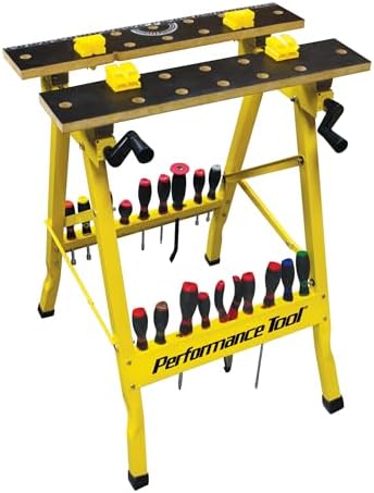Performance Tool W54025 Portable Folding Workbench and Vise