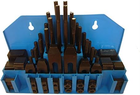 HHIP 3900-0002 58 Piece Clamping Kit (1/2 Inch T-Slot) Stud Size 3/8-16