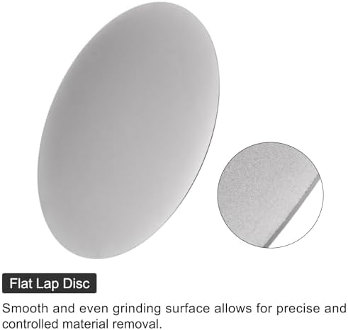uxcell Diamond Sanding Grinding Disc, 12-Inch (300mm) Grit 600 No Center Hole, Flat Lap Disk Polishing Discs Abrasive Wheel for Gemstone Tile Porcelain Glass Stone Metal