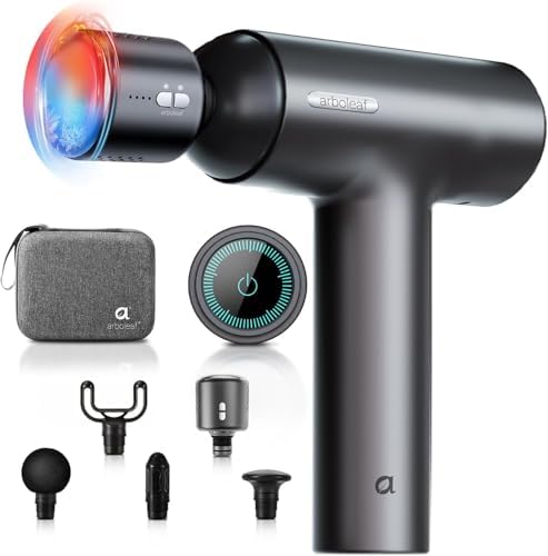 arboleaf Thermacool Massage Gun with Heat and Cold, 6 Speeds