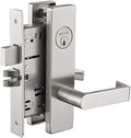 Escutcheon Commercial Heavy Duty Mortise Lock Handle Set (Dormitory Function)